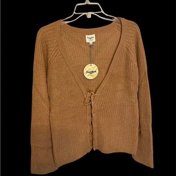 HAYDEN Women's Tan Sweater - Picture 2 of 3